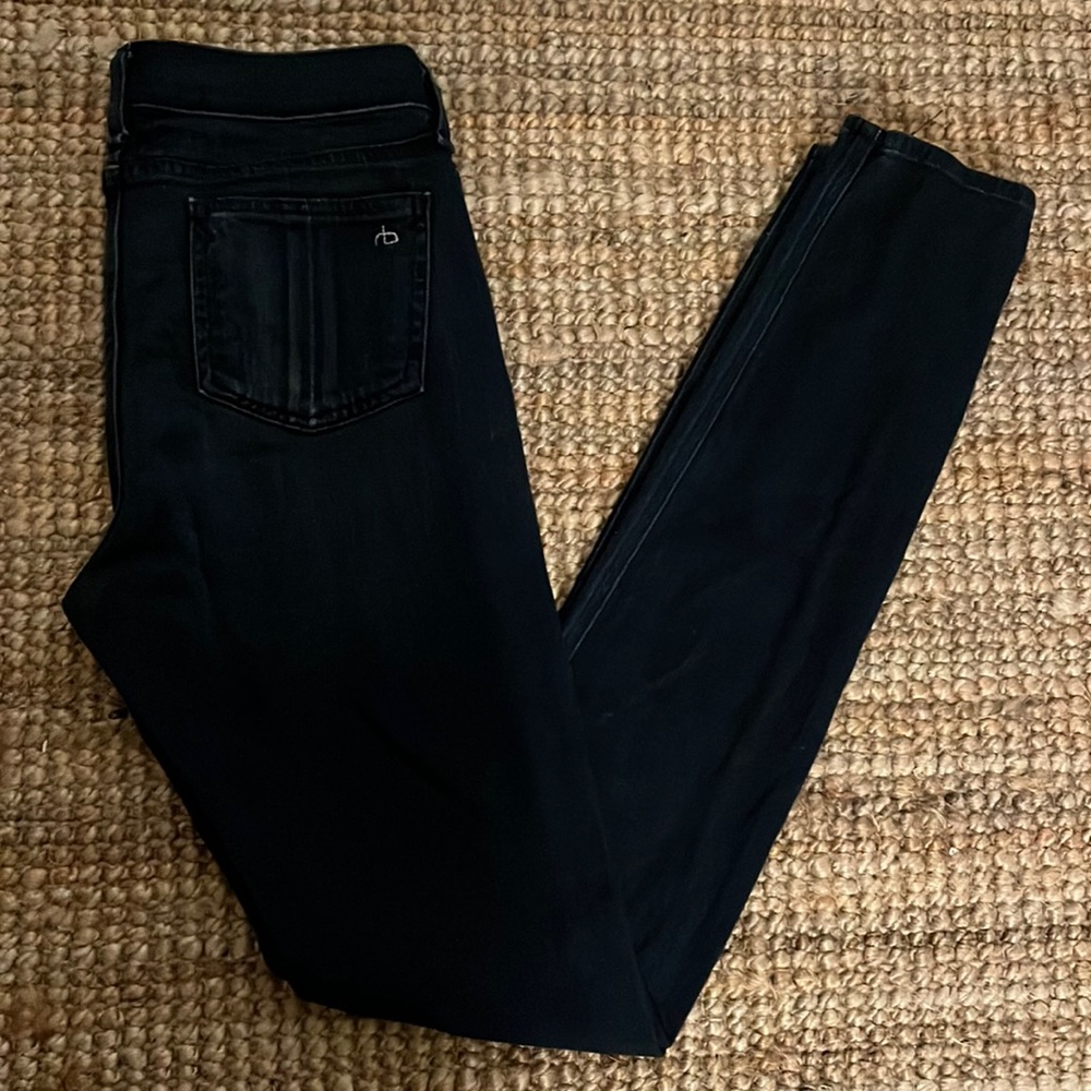 rag & bone high rise skinny jeans